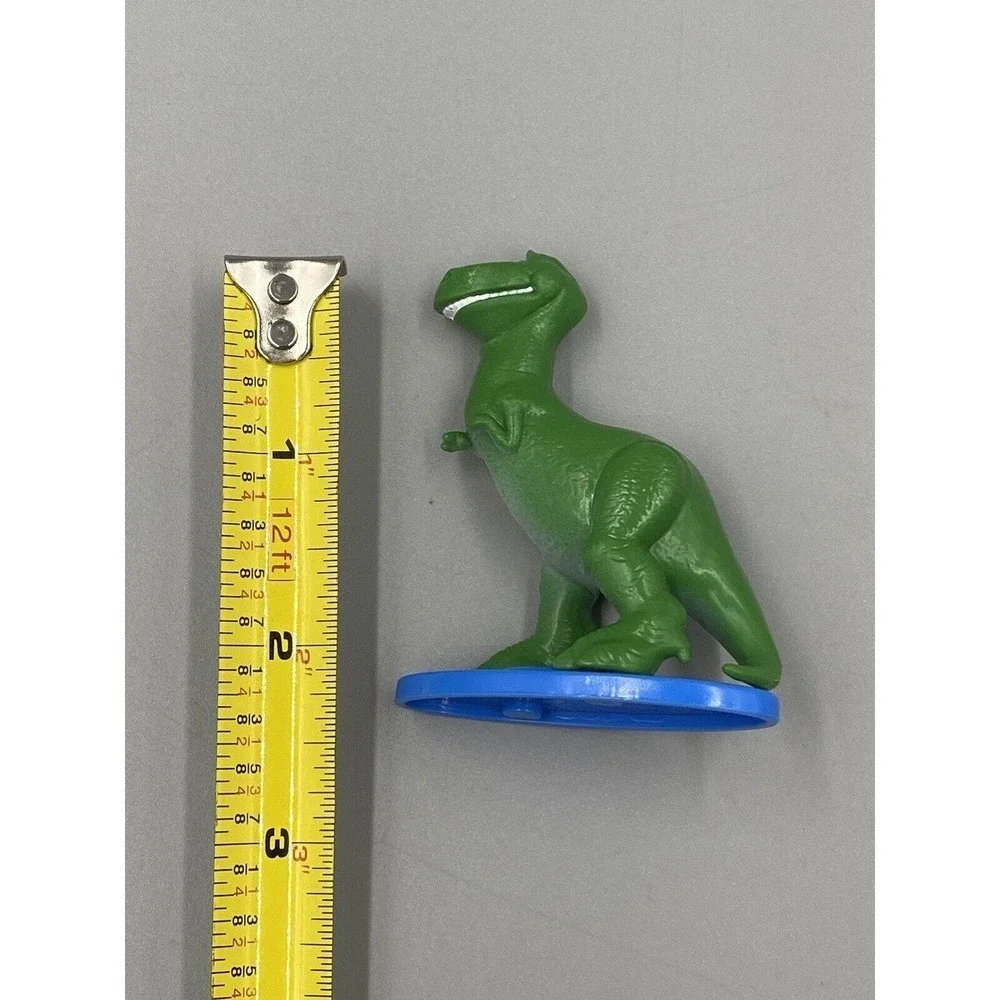 2019 Disney Pixar Toy Story Rex PVC Figure Cake Topper T-Rex Toy 2.25